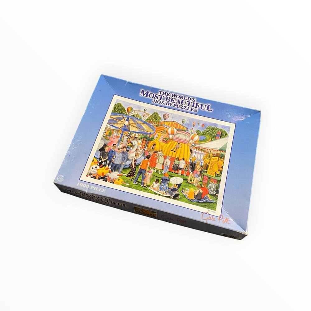 Gale Pitt Funfair 1000 Piece Jigsaw Puzzle 2002 Crown Andrews Holdson